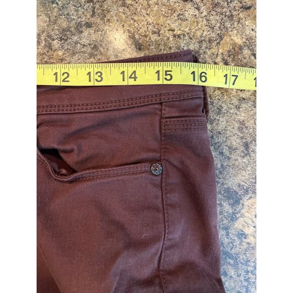 Buckle Black Fit 53 Women Skinny Jeans Size 27 Burgundy Color 30" Inseam - Picture 9 of 10
